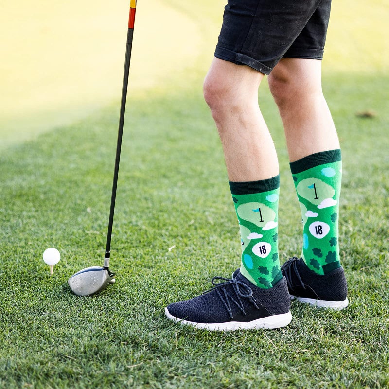 Lavley I'd Rather Be Golfing Socks â€“ Funny Gift for Golf Lovers â€“ Great for Dad, Husband, Grandpa, Brother, or Uncle â€“ Novelty Socks for Men â€“ One Size Fits Most - Image 3